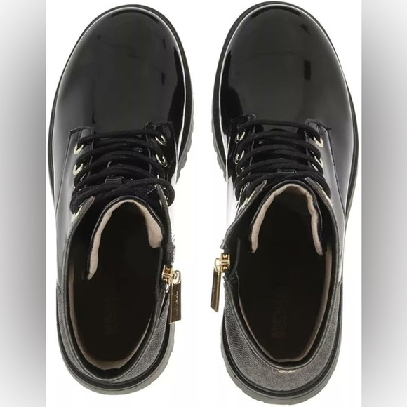 Michael Kors Women’s Alistair Bootie Black/Brown 10 M - Picture 4 of 9